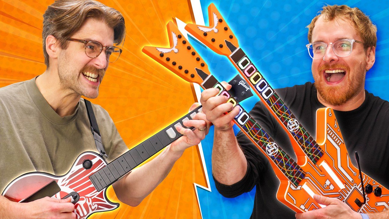 Linus Tech Tips Tests $5 vs $500 Guitar Hero Controller