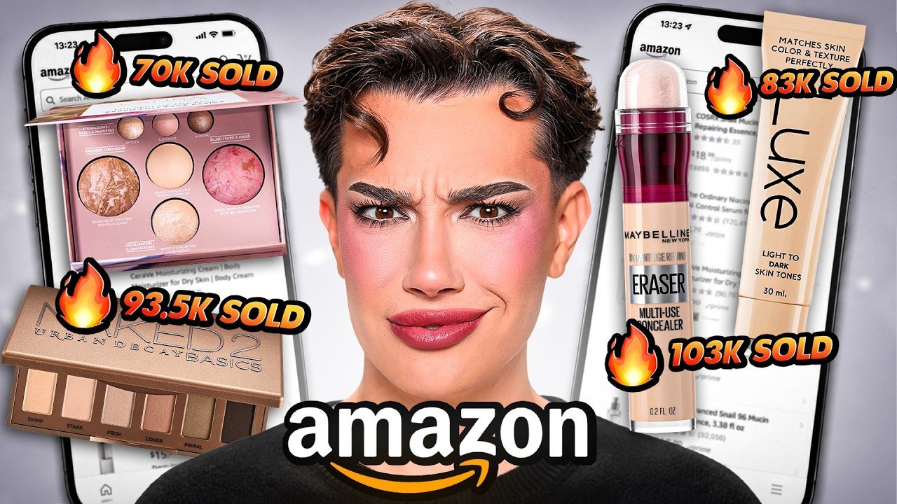 James Charles Amazon Makeup Haul Tests Bestsellers
