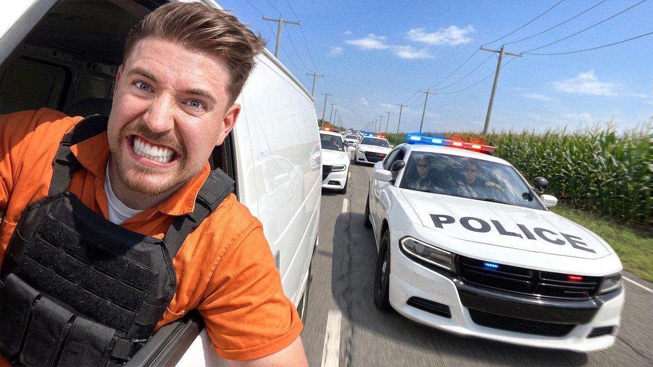 MrBeast Escape 100 Cops Challenge Ends in $500K Payout