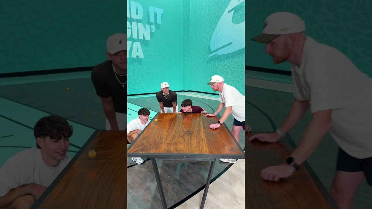 Dude Perfect Bounces Challenge Tests Trick Shot Skills