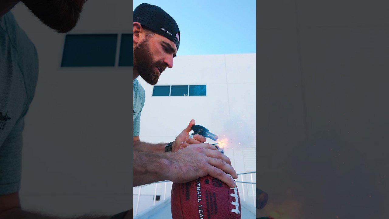 Dude Perfect Drops Insane Rocket Football Catch Short