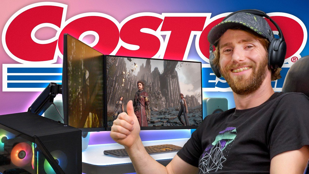 Linus Tech Tips Costco gaming setup